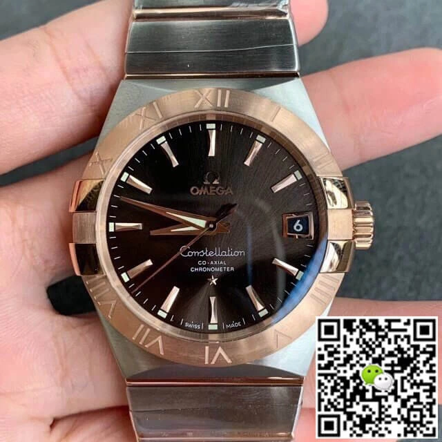 Omega Constellation 123.20.31.20.13.001 VS Factory 1:1 Best Edition Replica Watch Brown Dial